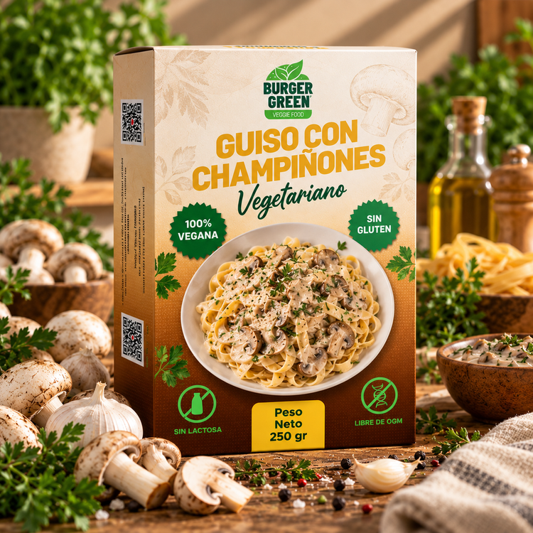 Guiso con Champiñones