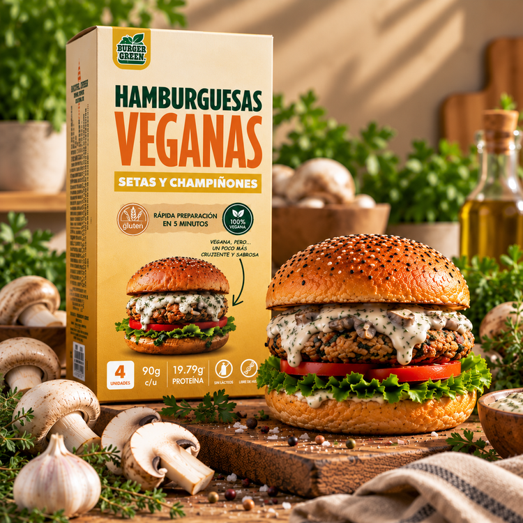 Hamburguesa Setas y Champiñones